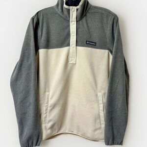 Columbia Ladies' Snap Button Pullover Fleece Sweatshirt, Size XL